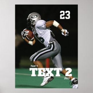 Poster Personnalisé Jour de Football