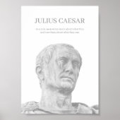 Poster Personnalisé Julius caesar inspiration citation Po (Devant)