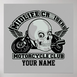 Poster personnalisé Midlife Cruisers MC