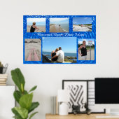 Poster personnalisé multi-images (Bureau à domicile)