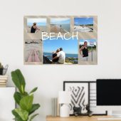 Poster personnalisé multi-images (Bureau à domicile)