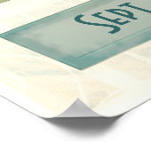 Poster personnalisé Nouveau bébé / toute occasion (Coin)