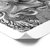 Poster personnalisé Octopus vintage (Coin)