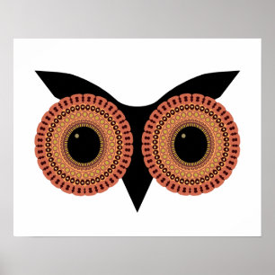 Poster personnalisé Owl Eyes