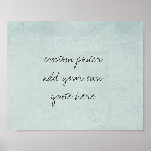 poster personnalisé personnalisez avec votre propr (Devant)