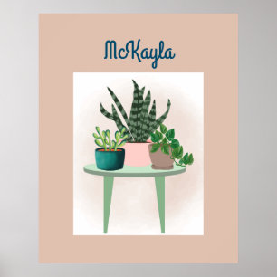 Poster Personnalisé Plante Lover Wall Art