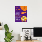 Poster personnalisé pour animaux de compagnie assi (Bureau à domicile)