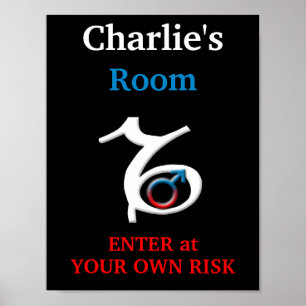Poster Personnalisé pour la Chambre d'un Garçon Ca