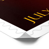 Poster personnalisé pour le mariage (Coin)