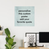 poster personnalisé pour personnaliser avec votre  (Bureau à domicile)