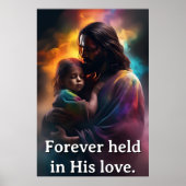 Poster Personnalisé Pour Toujours Tenu Dans Son Amour (Devant)