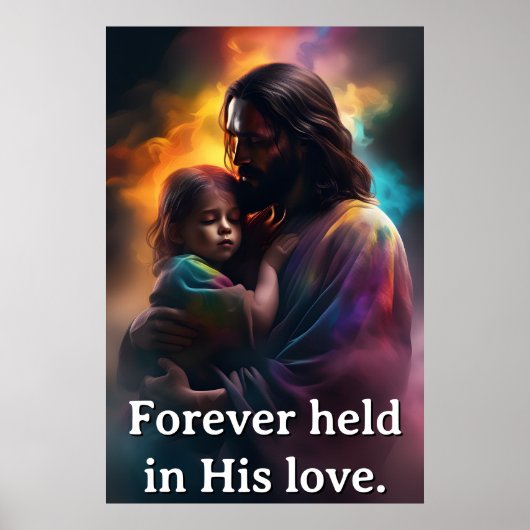 Poster Personnalisé Pour Toujours Tenu Dans Son Amour (Devant)