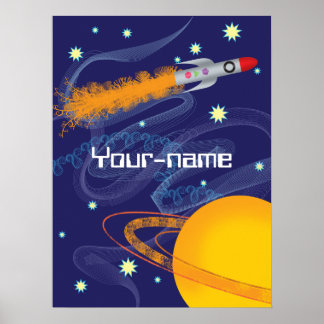 Poster personnalisé Rocket
