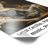 Poster personnalisé Saint Cecilia (Coin)