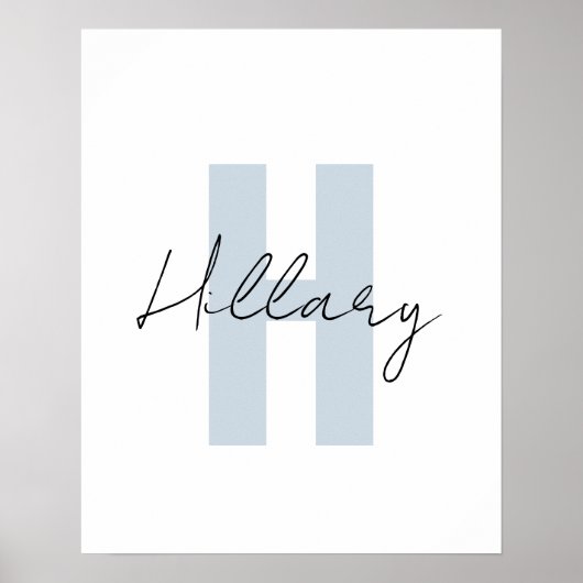 Poster Personnalisé simple et moderne (Devant)