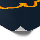 Poster personnalisé Snowboard (Coin)