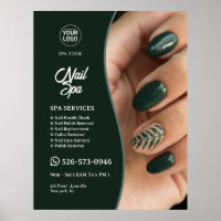 Poster personnalisé Spa à ongles