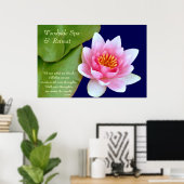 Poster personnalisé Spa et retraite (Bureau à domicile)