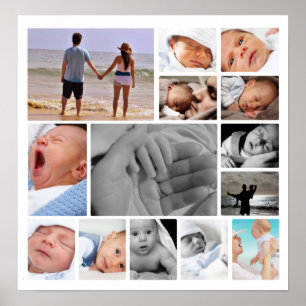 Poster Personnalisé Un Collage Photo D'Une Sorte