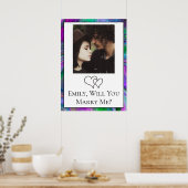 Poster Personnalisé Veux-tu m'épouser (Cuisine)