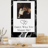 Poster Personnalisé Veux-tu m'épouser (Cuisine)