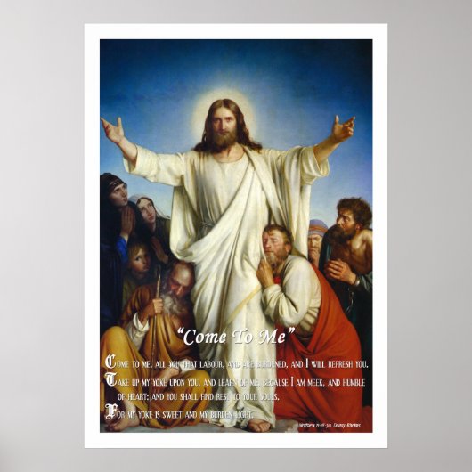 Poster personnalisé "Viens vers moi" (Devant)