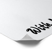 Poster Personnalisé Whimsical Funny Japonais Kanji Callig (Coin)