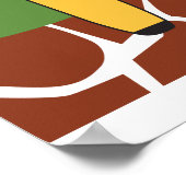 Poster personnalisé Wild One, Safari Animaux (Coin)