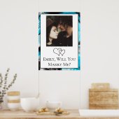 Poster personnalisé Will You Marry Me (Cuisine)