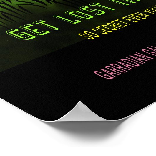 Poster Personnalisée 14x18 Fille trouvée : Project Enterp (Coin)