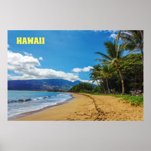 Poster Personnaliser Aloha Hawaii Tropical (Devant)