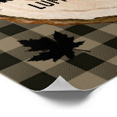 Poster Personnaliser Boy Buffalo Plaid Lumberjack Comme P (Coin)