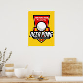 Poster Personnaliser ce logo Beer Pong (Cuisine)