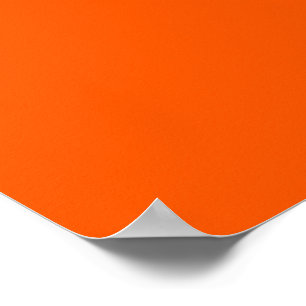 Poster Personnaliser couleur Arrière - plan orange Ceci!