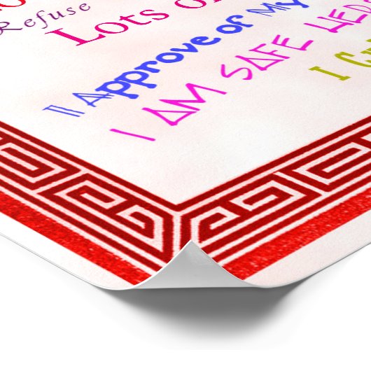 Poster Personnaliser de cette déclaration Sunrise (Coin)