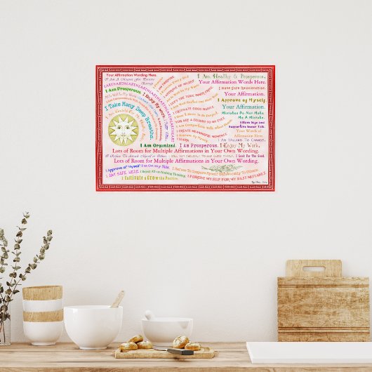 Poster Personnaliser de cette déclaration Sunrise (Cuisine)