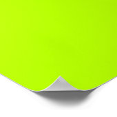 Poster Personnaliser de la couleur de l'accentuation vert (Coin)