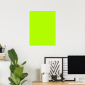 Poster Personnaliser de la couleur de l'accentuation vert (Bureau à domicile)