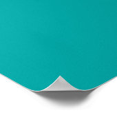 Poster Personnaliser de la mode couleur bleu bleu bleu d' (Coin)