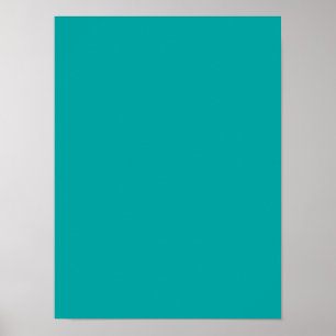 Poster Personnaliser de la mode couleur bleu bleu bleu d'