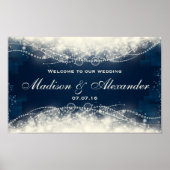 Poster Personnaliser Elegant Lace and Pearls Mariage (Devant)