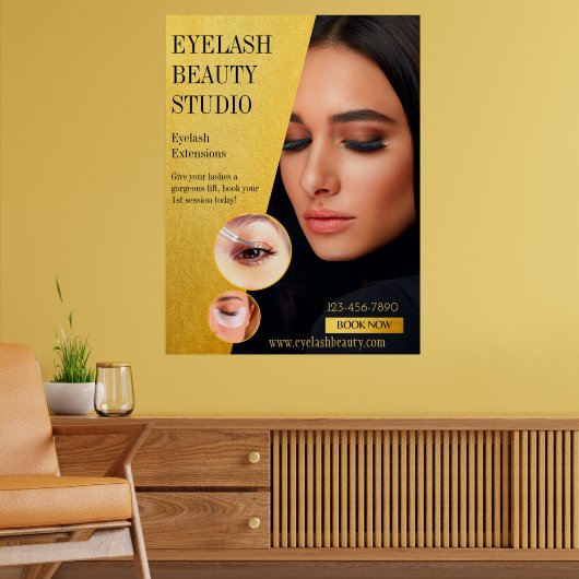 Poster Personnaliser Eyelash Extensions Studio Grande tai (Salon 2)
