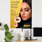 Poster Personnaliser Eyelash Extensions Studio Grande tai (Bureau à domicile)