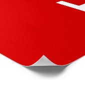 Poster Personnaliser Gardez votre calme et continuez (Coin)