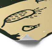 Poster Personnaliser l'astronaute L'aventure commence la  (Coin)