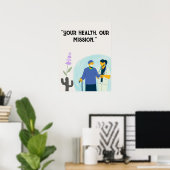 Poster Personnaliser les devis pour l'hôpital, le centre  (Bureau à domicile)