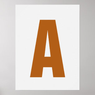 Poster Personnaliser Lettre Mur Art Moderne Cosy Décor Ma