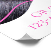 Poster Personnaliser Licence Hair Stylist Recherché Appli (Coin)