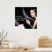 Poster Personnaliser Licence Hair Stylist Recherché Appli (Cuisine)