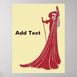 Poster Personnaliser l'opéra Vintage